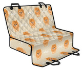 Cute Brown Pomeranian Puppy Dog Car Seat Covers