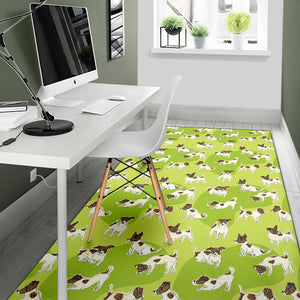 Jack Russel Pattern Print Design 01 Area Rug