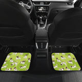 Jack Russel Pattern Print Design 01 Front and Back Car Mats