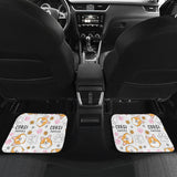 Corgi Dog Pattern Front And Back Car Mats