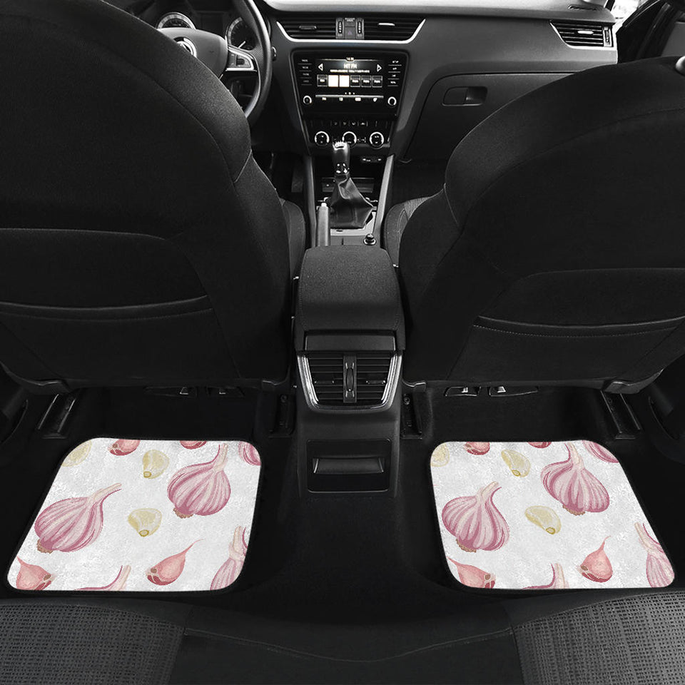 Garlic Pattern Front And Back Car Mats