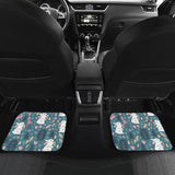 Cute Rabbit Pattern Front And Back Car Mats