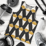 French fries dark background Men Tank Top