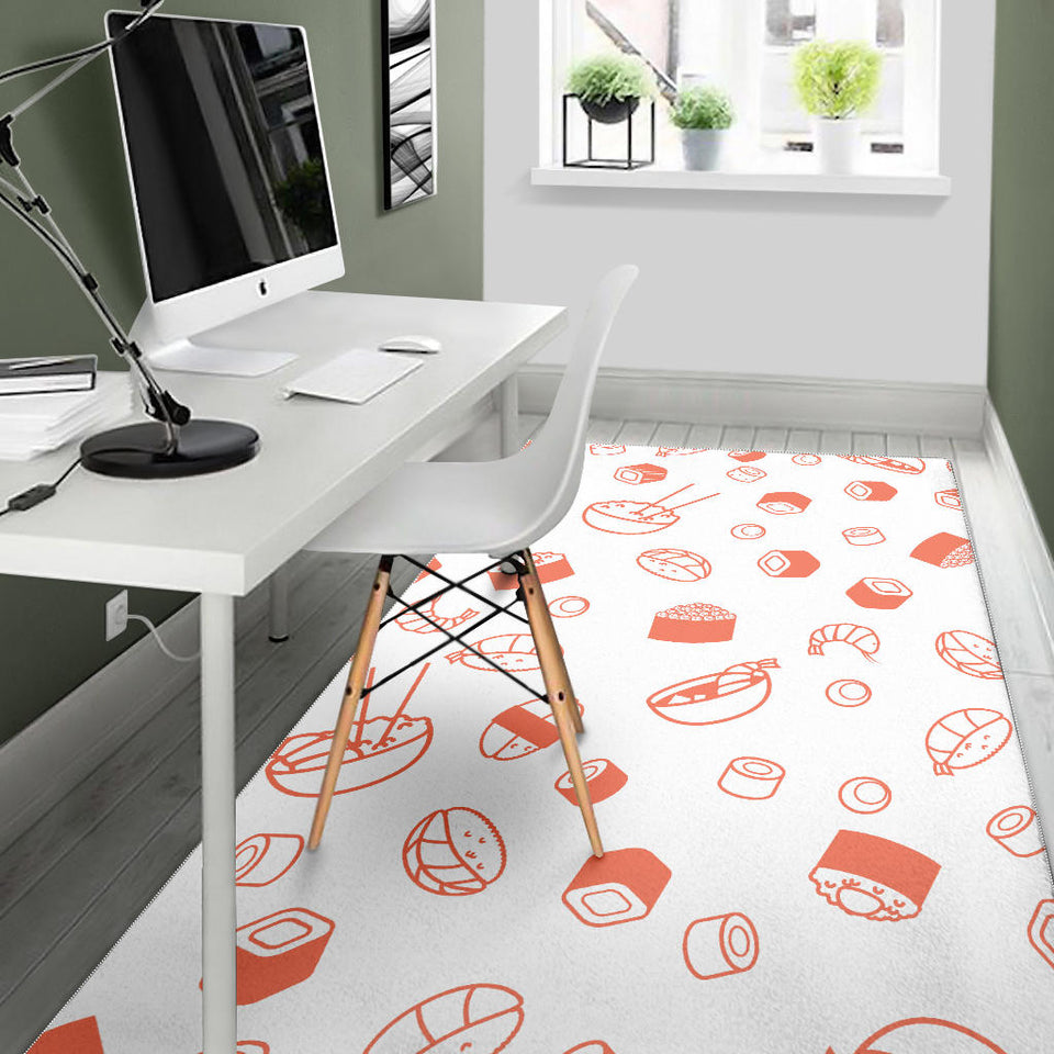 Sushi Pattern Area Rug