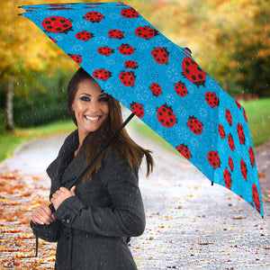 Ladybug Pattern Print Design 02 Umbrella