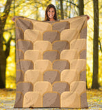 Bread Toast Pattern Print Design 04 Premium Blanket