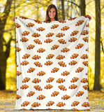Clown Fish Pattern Print Design 03 Premium Blanket