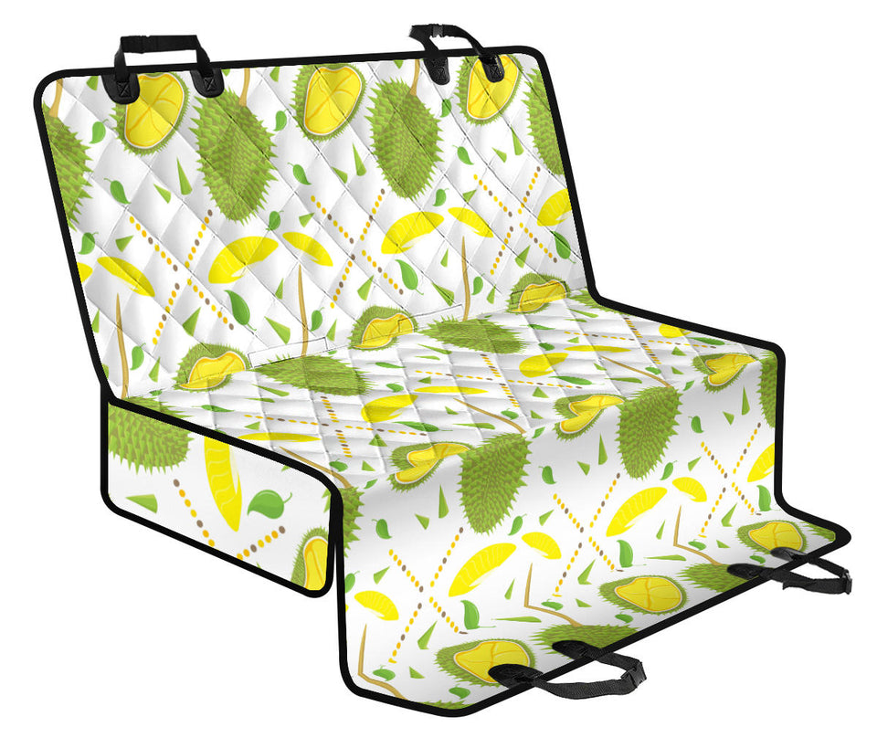 Durian Pattern Background Dog Car Seat Covers