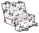 Hand Drawn Faces Of Pandas Pattern Dog Car Seat Covers