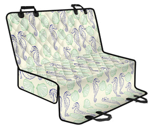 Seahorse Shell Pattern Dog Car Seat Covers