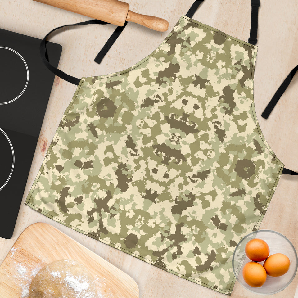 Light Green Camo Camouflage Pattern Adjustable Apron