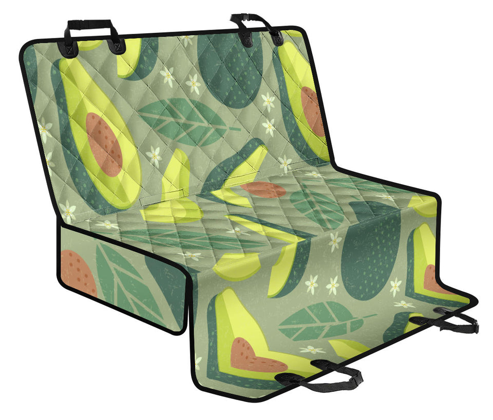Avocado Pattern Dog Car Seat Covers