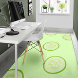 Cucumber Pattern Area Rug