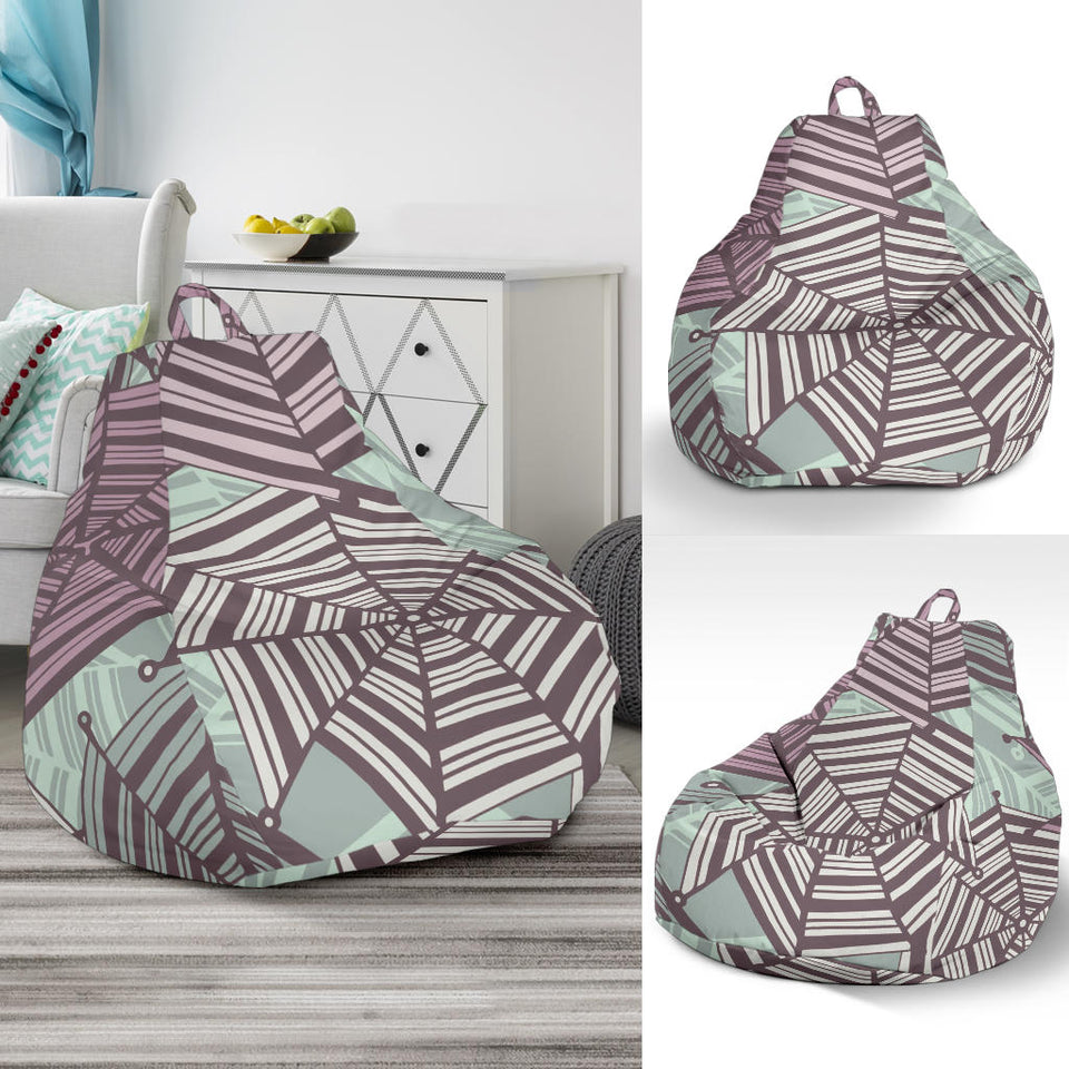 Spider Web Cobweb Design Color Pattern Bean Bag Cover