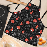 Fox Sleeping Fox Pattern Adjustable Apron