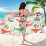 Cute Whale Pattern Sarong