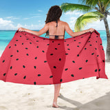 Watermelon Texture Background Sarong