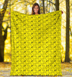 Duck Toy Pattern Print Design 02 Premium Blanket