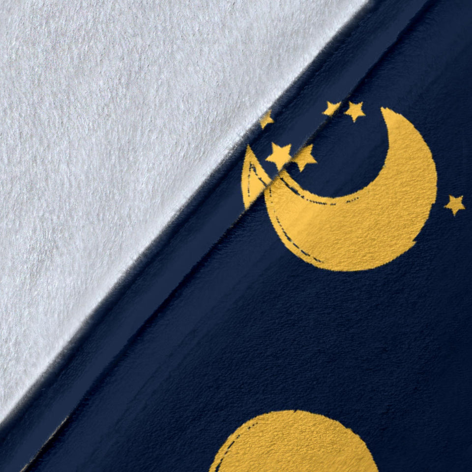 Moon Star Pattern Premium Blanket
