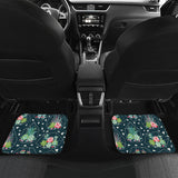 Cactus Glass Terrarium Pattern Front And Back Car Mats