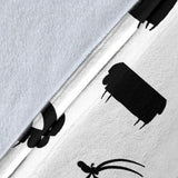 Goat Ram Pattern Premium Blanket