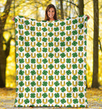 Horseshoes Pattern Print Design 04 Premium Blanket