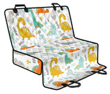 Cute Funny Kids Dinosaurs Pattern Dog Car Seat Covers