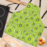 Slices Of Lime Design Pattern Adjustable Apron