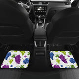 Grape Pattern Front And Back Car Mats