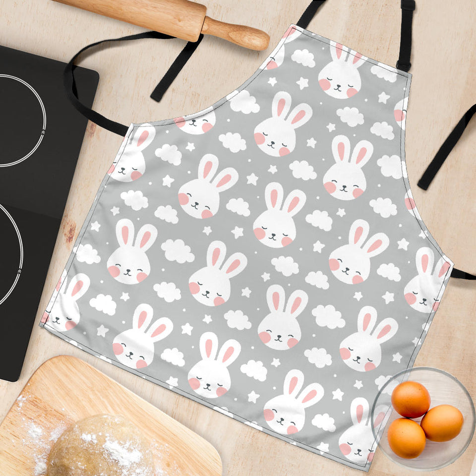 Rabbit Cloud Pattern Adjustable Apron