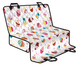 Cake Cupcake Design Pattern Dog Car Seat Covers