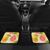 Beautiful Guava Pattern Front And Back Car Mats