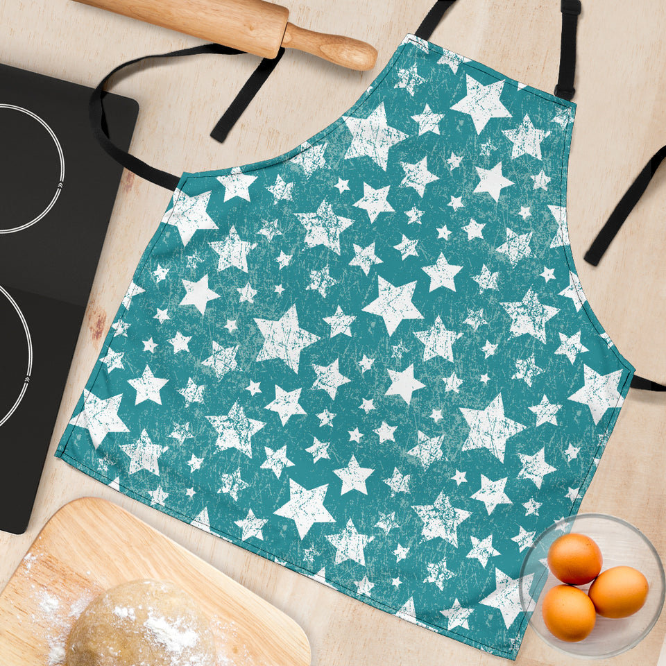 Vintage Star Pattern Adjustable Apron