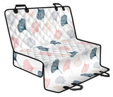 Black Gray Cream Coral Ginkgo Leaves Pattern Dog Car Seat Covers