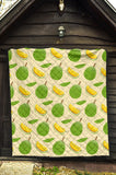 Durian Pattern Premium Quilt