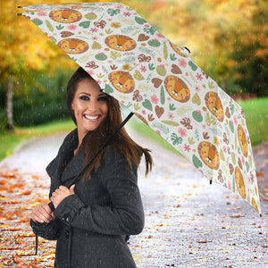 Lion Pattern Print Design 04 Umbrella