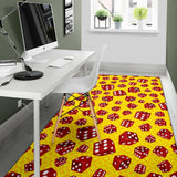 Dice Pattern Print Design 04 Area Rug