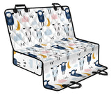 Cute Sleeping Sheep Moon Cloud Pattern Dog Car Seat Covers