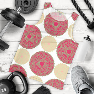Circle indian pattern Men Tank Top