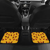 Passion Fruit Texture Front And Back Car Mats