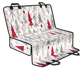 Cute Christmas Tree Pattern Dog Car Seat Covers
