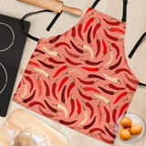 Beautiful Chili Peppers Pattern Adjustable Apron