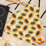 Watercolor Papaya Pattern Adjustable Apron