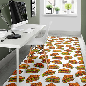 Sandwich Pattern Print Design 02 Area Rug
