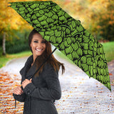 Green Hop Pattern Umbrella