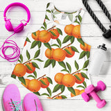 Oranges pattern background Women Racerback Tank Top