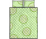 Cucumber pattern Quilt Bed Set