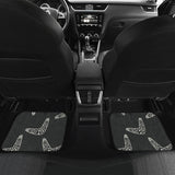 Hand Drawn Boomerang Australian Aboriginal Ornament Front And Back Car Mats
