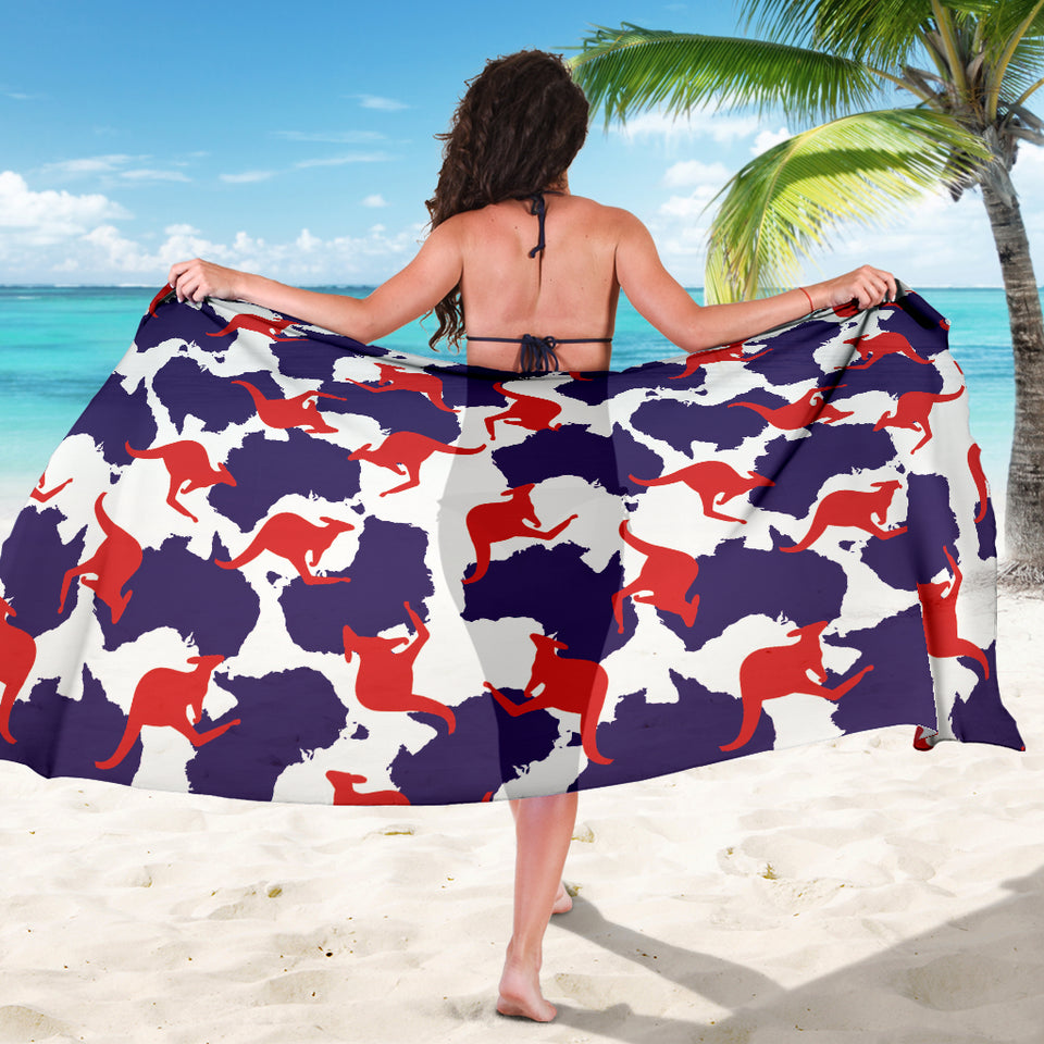Kangaroo Australian Pattern Sarong