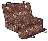 Coffee Bean Flower Pattern Dog Car Seat Covers